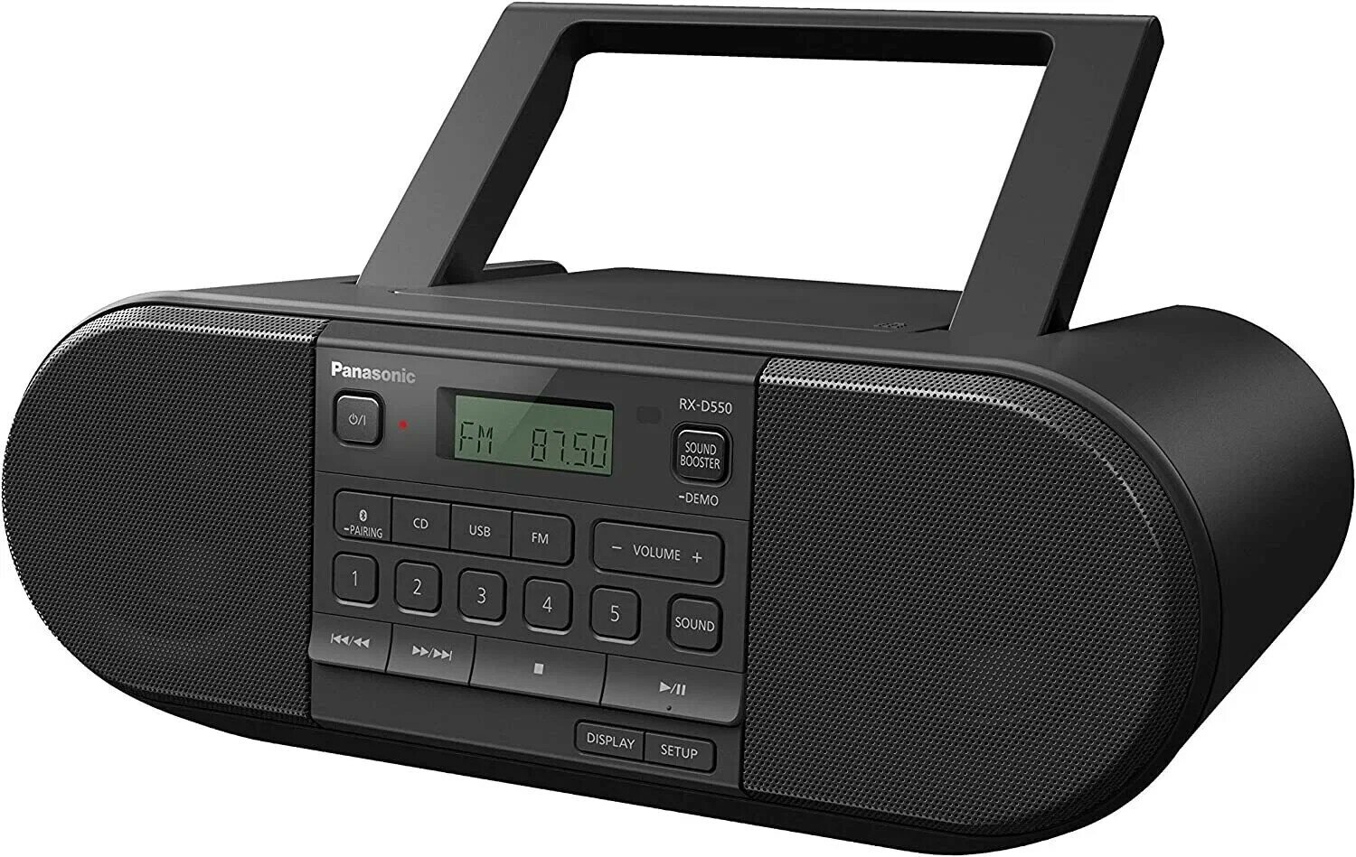 Магнитола Panasonic RX-D550E-K черный