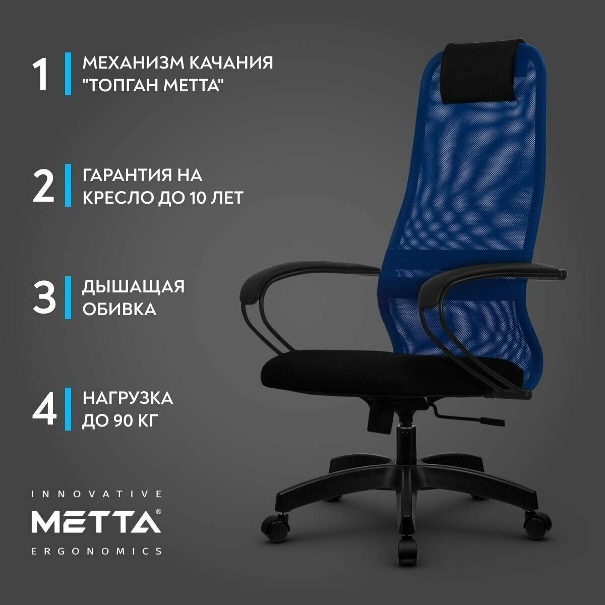 Компьютерное кресло METTA Samurai SL-2.04 офисное