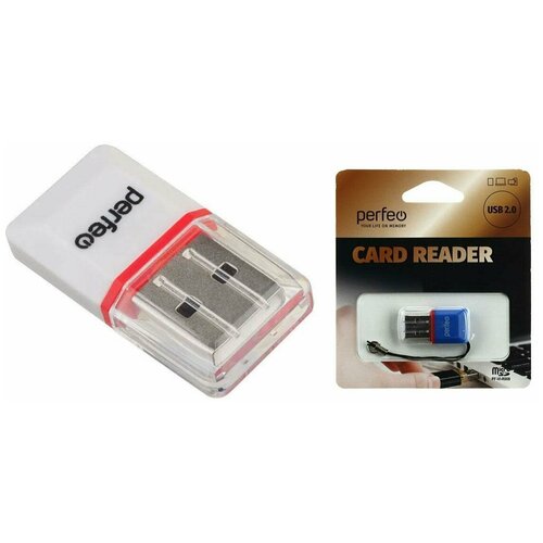 Картридер Perfeo microSD(G)-USB(A) PF-VI-R008