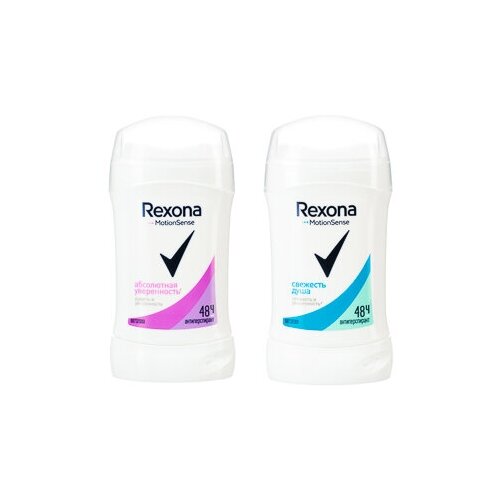 Антиперспирант твердый женский rexona абсолютная уверенность/свежесть душа, п/б, 30 мл