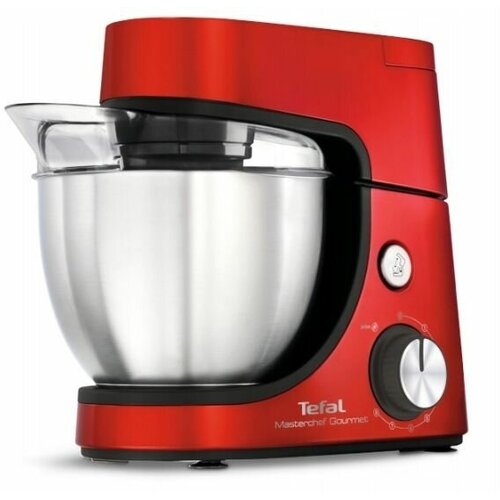 Планетарный кухонный комбайн Tefal Masterchef Gourmet KTM MCG UPGRADE QB516G3 1100 Вт, красный