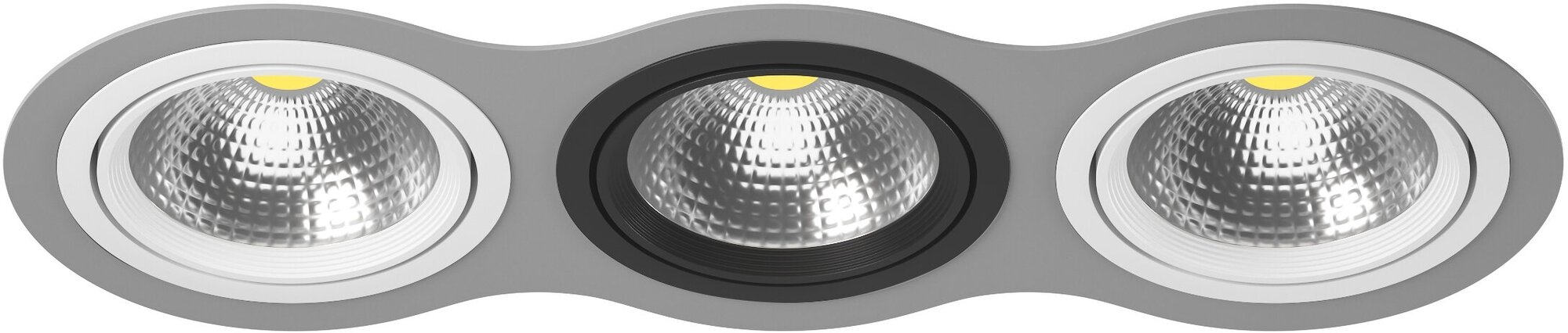 Точечный светильник встроенный серый Lightstar Intero 111 i939060706