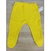 Ползунки короткие Зайчик Рося детские, под подгузник, закрытая стопа, размер 68, желтый