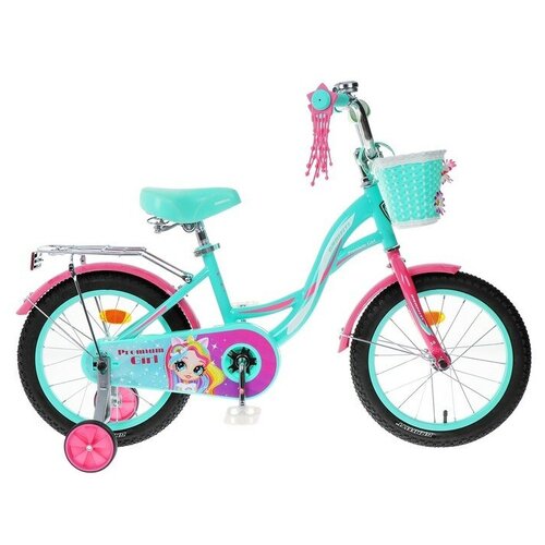 Велосипед 16 Graffiti Premium Girl цвет бирюзовыйрозовый 3291200₽