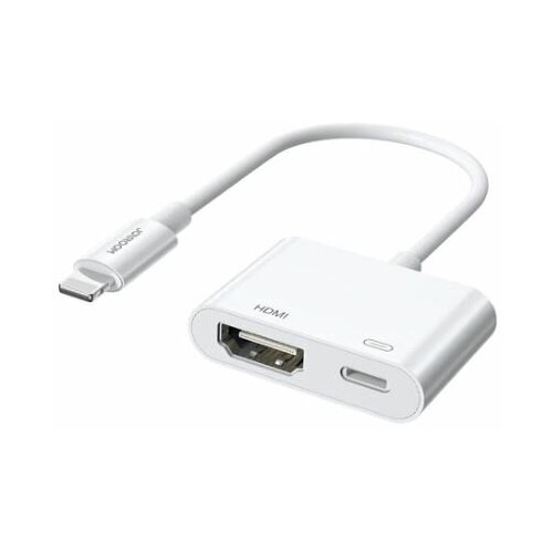 Адаптер переходник конвертер с Lightning на HDMI + Lightning Joyroom S-H141 белый