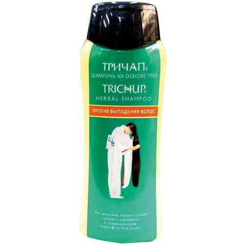 Trichup Herbal Shampoo / Шампунь Тричап Здоровые Длинные Сильные 200 мл