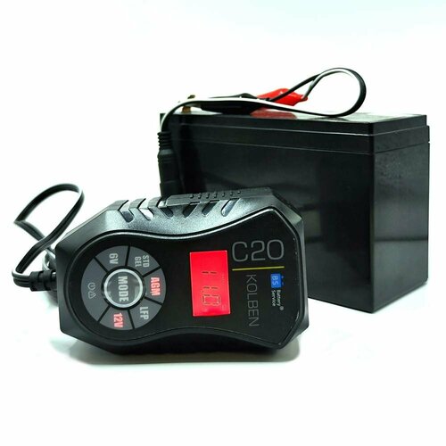 Зарядное устройство KOLBEN 612В 2А C20 KB-C20 2910₽