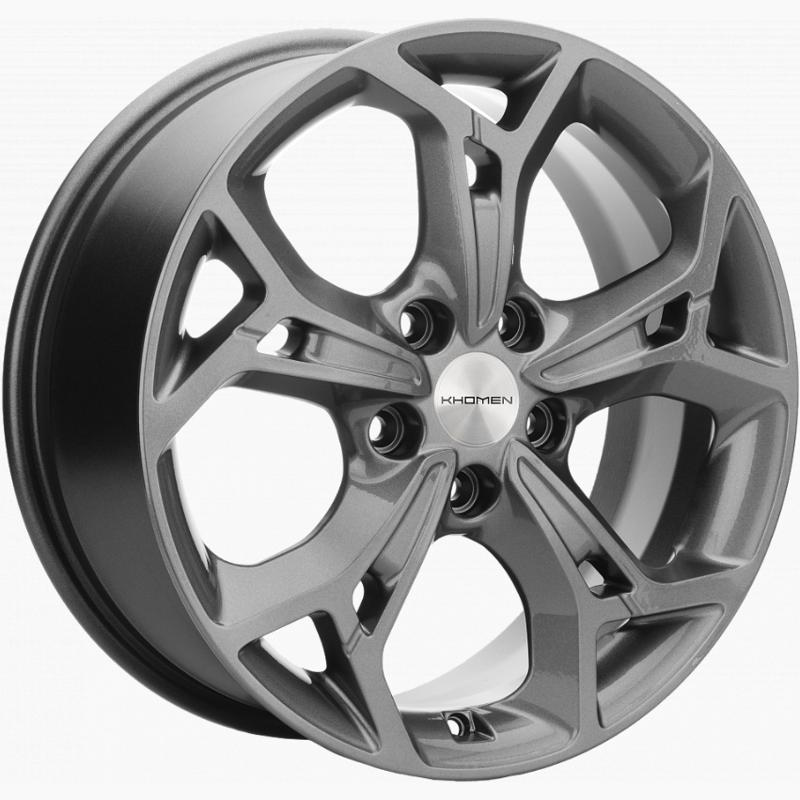 Колесный диск Khomen KHW 1702 7x17 5*114.3 ET50 DIA67.1 Gray