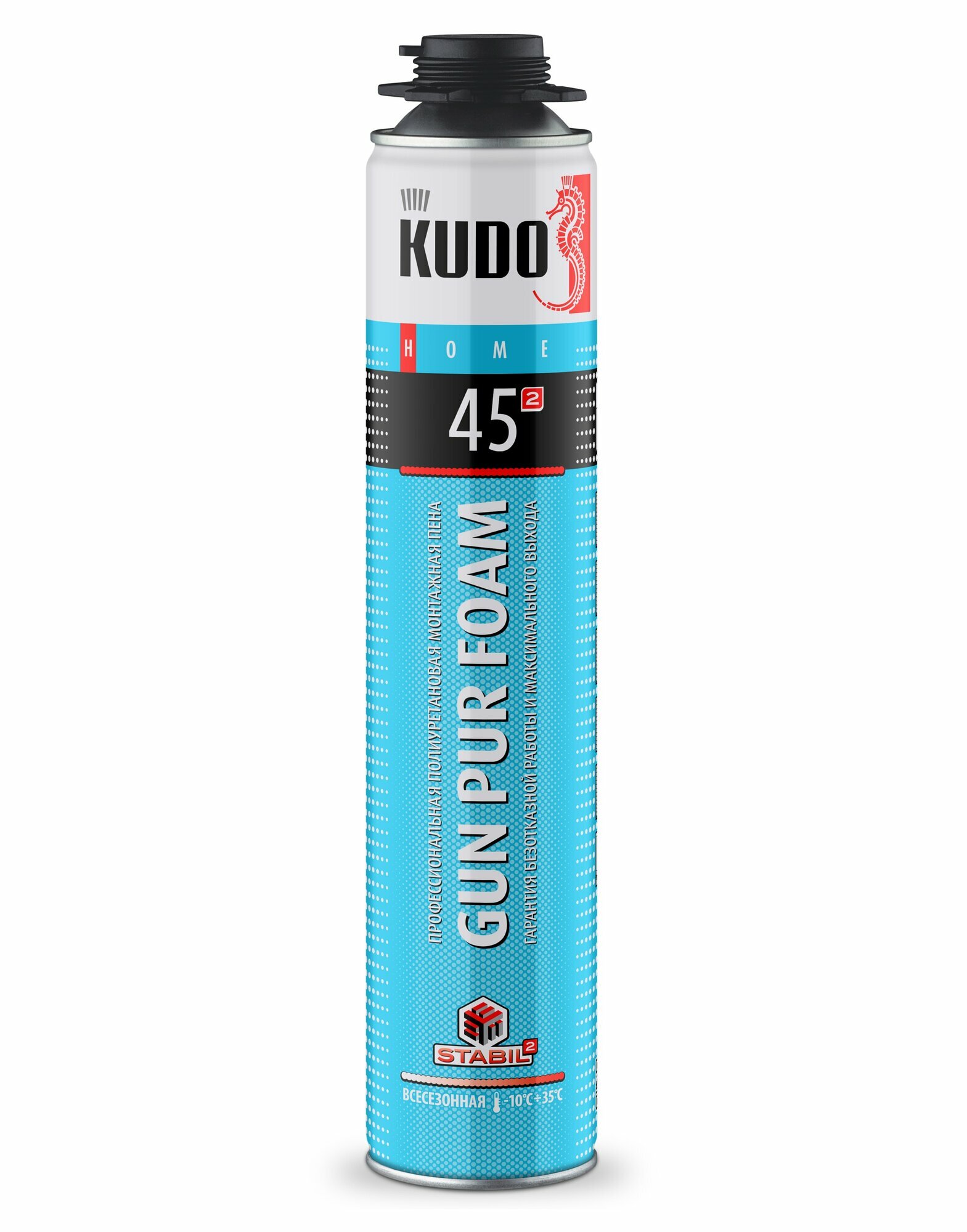Пена монтажная профессиональная всесезонная HOME 45 1000 мл KUDO KUPHP10U45