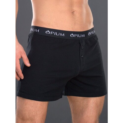 фото Трусы opium, размер xxxl, черный/черный