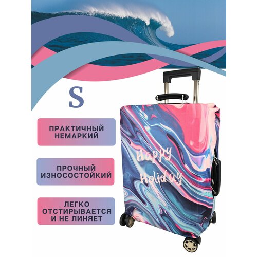 фото Чехол для чемодана your way, размер s, розовый