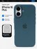 Силиконовый чехол c MagSafe на iPhone 16 Plus