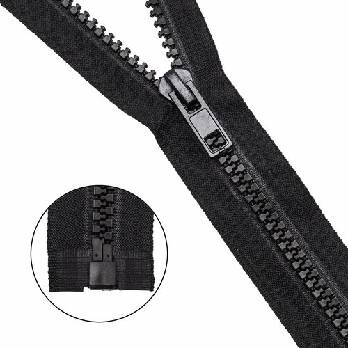 Молния разъемная трактор Т8 65 см 1 замок Айрис 580 черный 5 шт 502₽