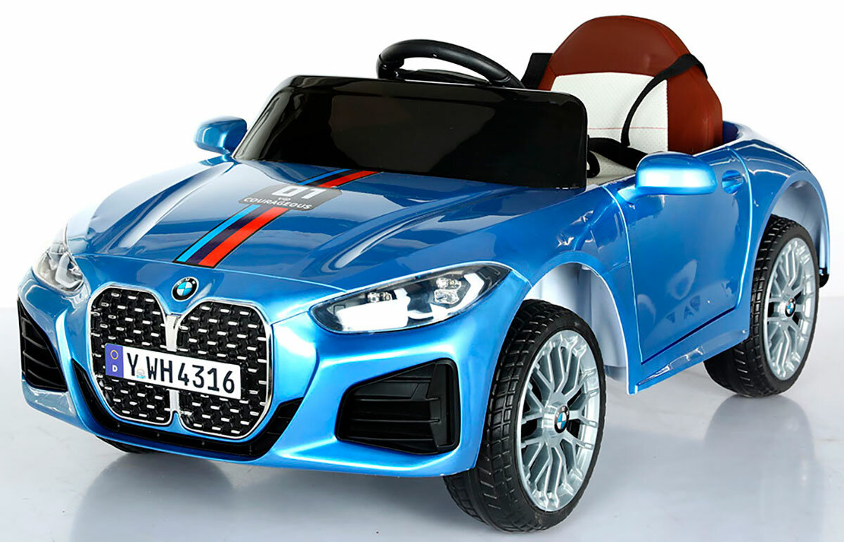 Детский электромобиль ToyLand BMW Z 4х4 YWH4316 синий перламутровый
