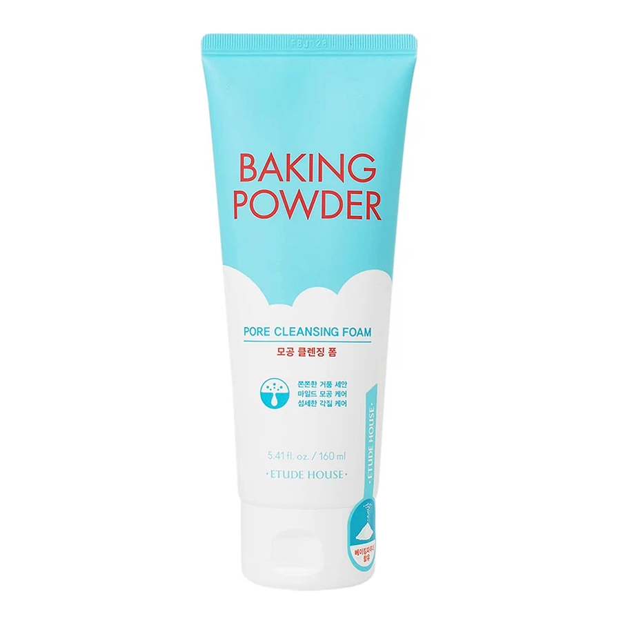 Пенка для умывания Etude House Baking Powder Pore Cleansing Foam 3 в 1 с содой для очищения пор, 160 мл