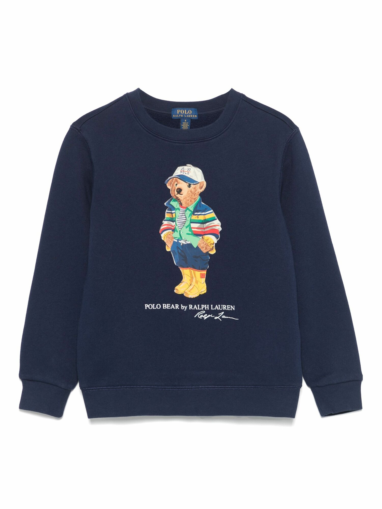 Свитшот Polo Ralph Lauren Polo Bear, размер 6 US, cиний