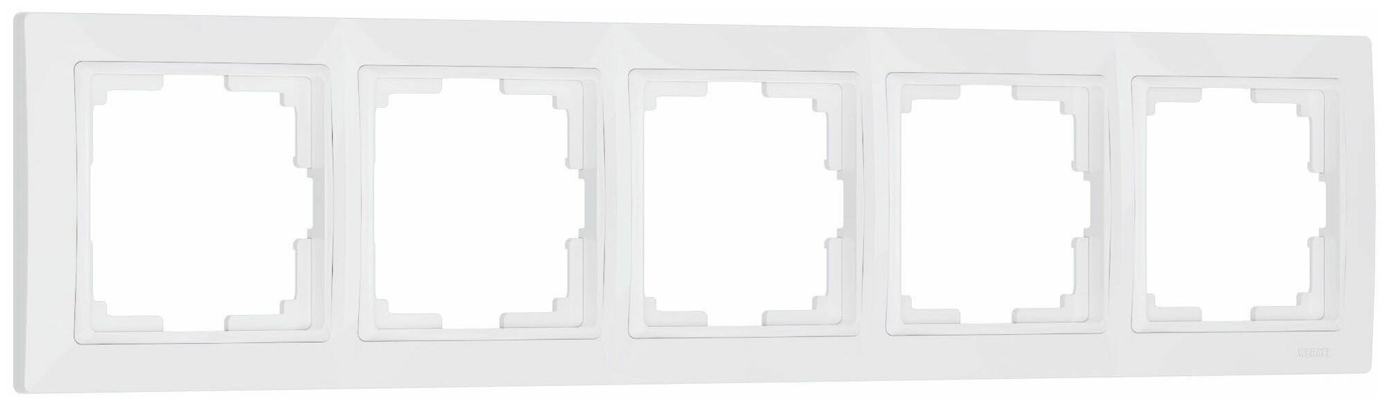 Рамка на 5 постов Werkel Snabb basic (Белый)