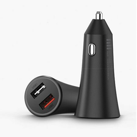 Автомобильное зарядное устройство Xiaomi Mi 37W Dual-Port Car Charger EU (CC06ZM)