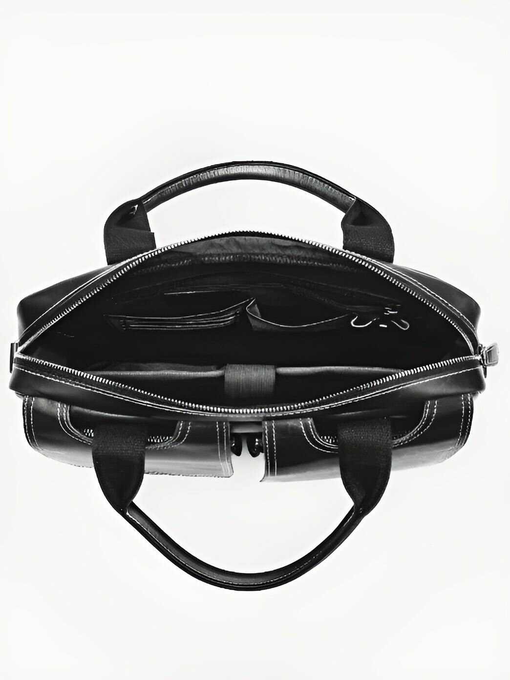 Сумка КожаноFF, фактура рельефная, черный — фото 1