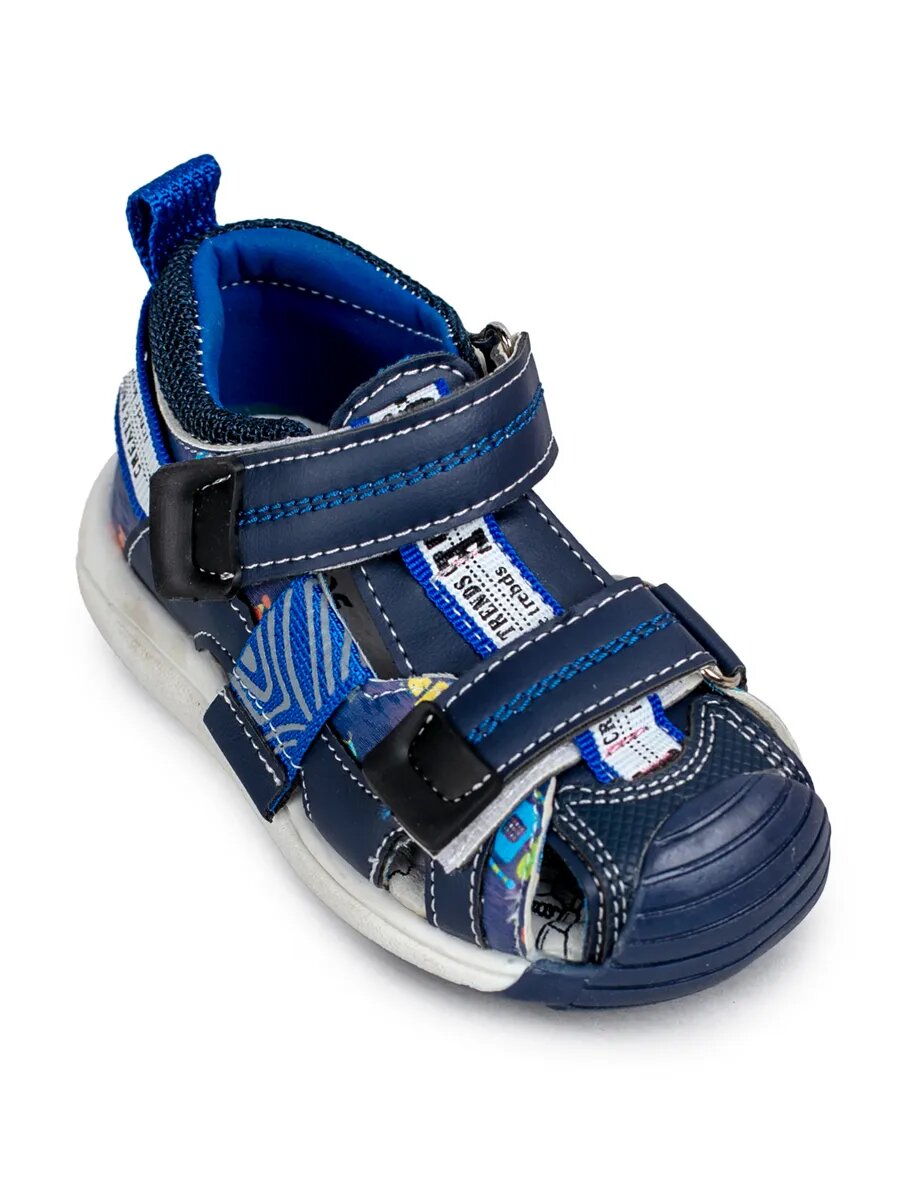 Сандалии Яркое детство размер 24 серый синий