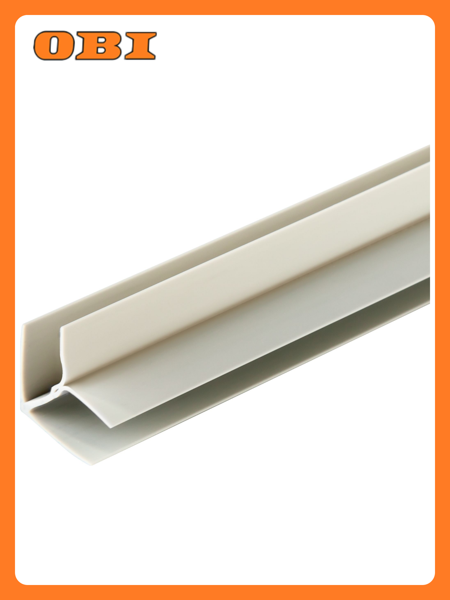 Наружный угол для МДФ ПВХ ДВП панелей 3000x15x15 мм белый