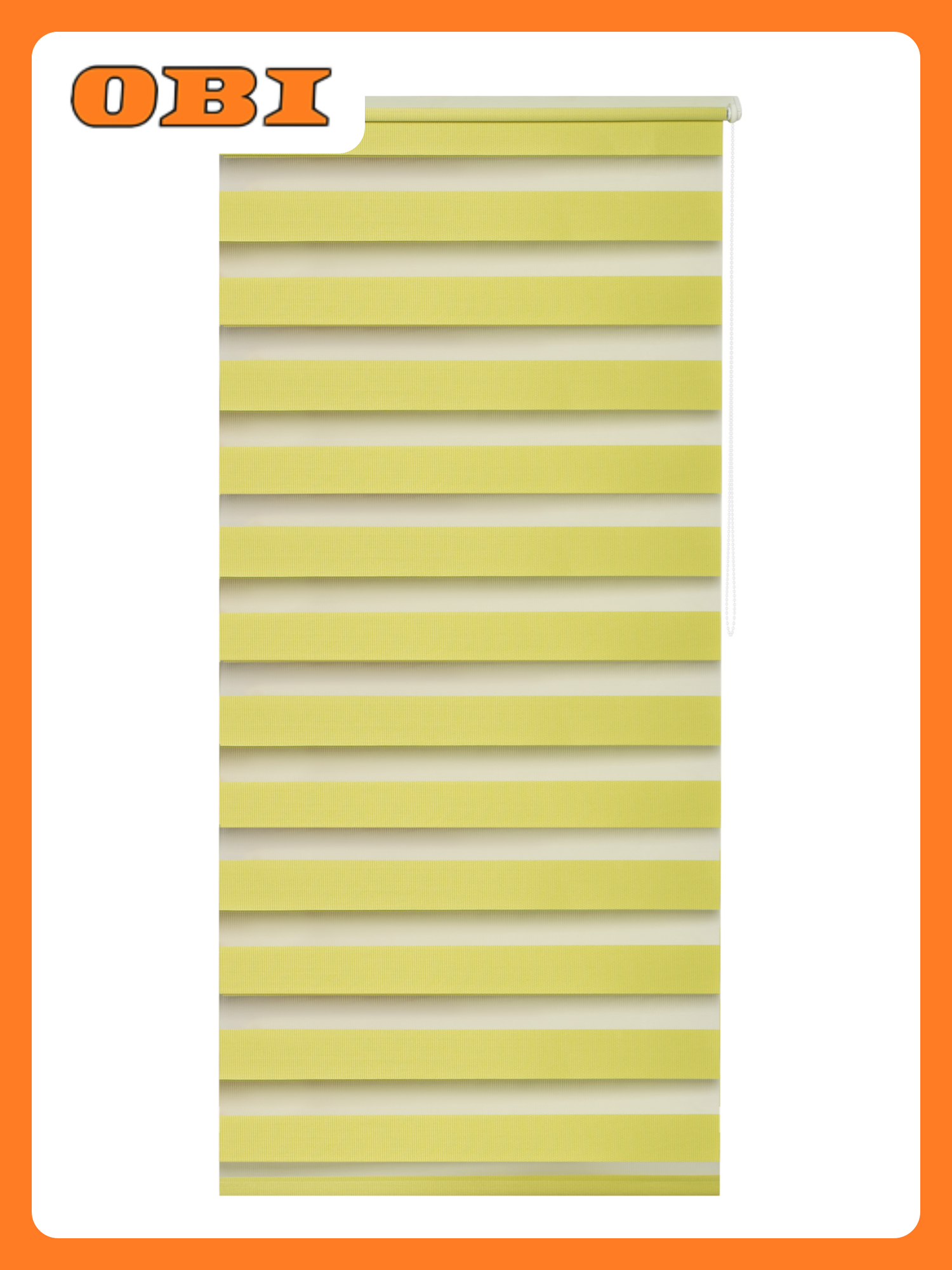 Штора рулонная Miamoza полиэстер цепочный механизм салатовая 80x160 см