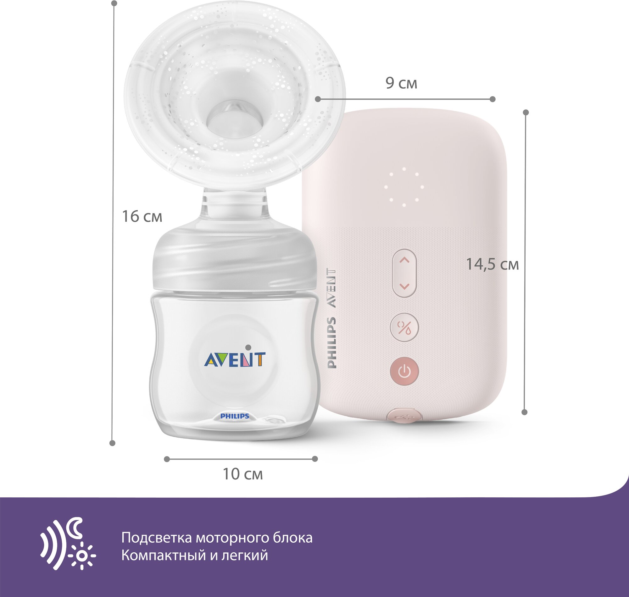 Молокоотсос электронный Plus Philips Avent (SCF391/11) Philips Consumer Lifestyle B.V. - фото №6