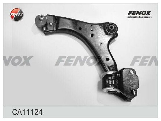 Fenox рычаг подвески ford mondeo iv 07-, galaxy 06-, s-max 06-, volvo s60 ii 10-, s80 ii 06-, v60 10-, v70 iii 07- ca11124