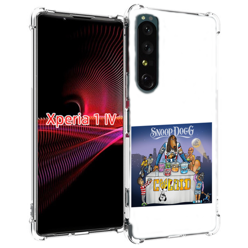 Чехол MyPads Snoop Dogg COOLAID для Sony Xperia 1 IV задняя-панель-накладка-бампер чехол mypads snoop dogg 220 для sony xperia 10 iv 10 4 задняя панель накладка бампер