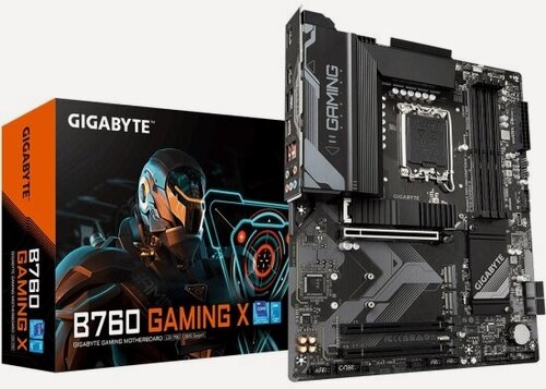 Изображение товара Материнская плата Gigabyte B760 GAMING X (LGA1700, ATX)
