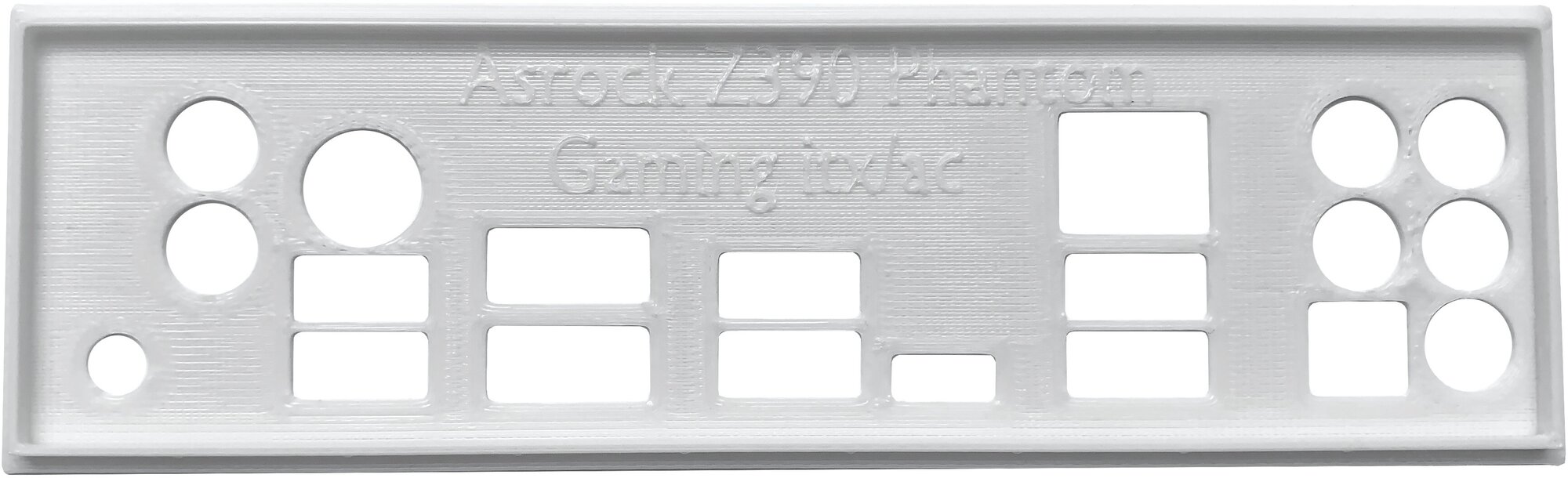 Пылезащитная заглушка для материнской платы Asrock Z390 Phantom Gaming-ITX/ac white