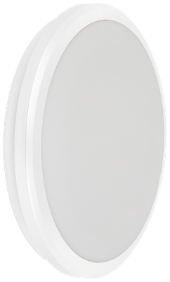 Настенно-потолочный светильник IEK ДПБ 3003, 18 Вт, кол-во ламп: 1 шт, 4000 К, цвет арматуры: белый, цвет плафона: белый