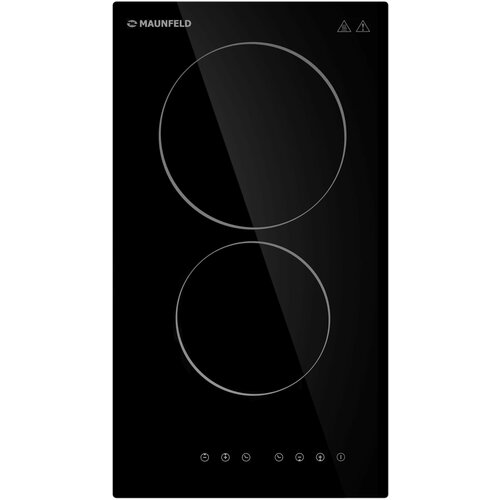 Электрическая домино MAUNFELD Домино 30см стеклокерамика сенсорное управление таймер черная 1272700₽