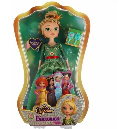 Кукла Царевны Василиса в комплекте бальное платье 29 см