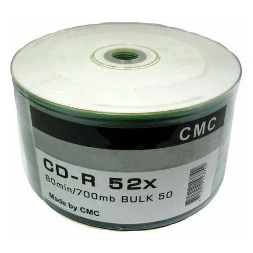 Диск CD-R CMC 700 Mb, 52x, Bulk (50), (50/600) диски cd r vs 700 mb 52x комплект 50 шт bulk