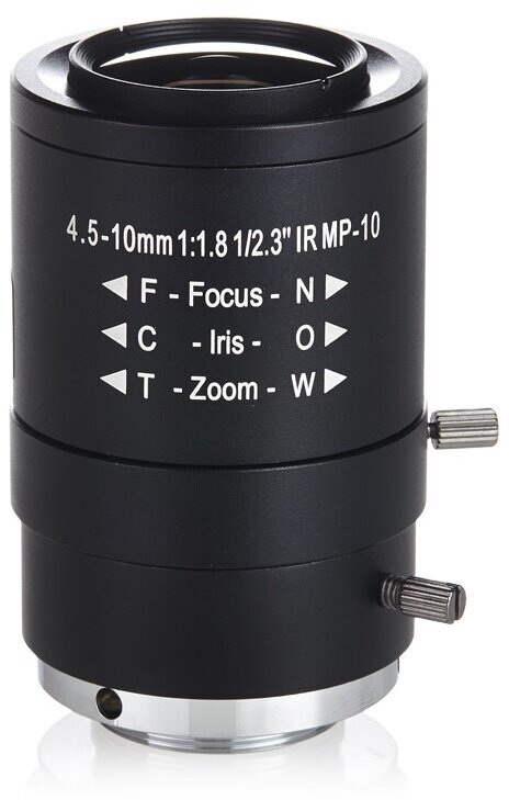 Объектив Arecont Vision Delax Market 10 mpix UHD 45-10 mm 1/23" черный