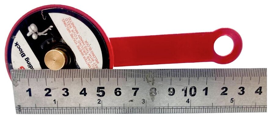 Магнитная масса (100А) для сварки с ручкой, усилие до 15 кг - фотография № 8