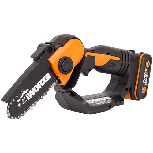 Пила аккумуляторная WORX WG324E, 20В, 2Ач х1, ЗУ 2А, коробка