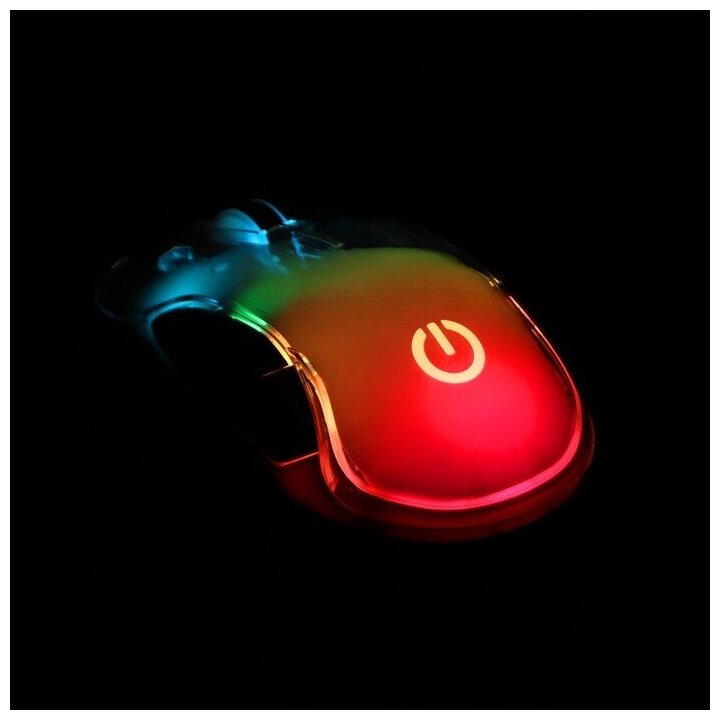 Мышь оптич Perfeo CHAMELEON 8 кн USB GAME DESIGN 6 цв RGB подсветка 1000-12800 DPI