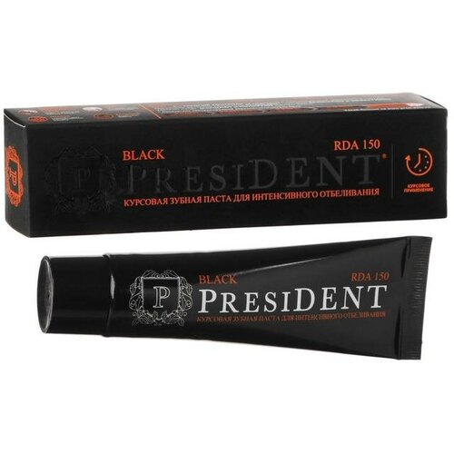 Зубная паста President Black, 50 мл