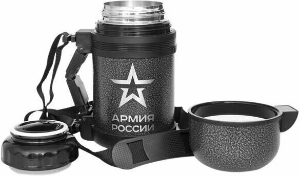 Термос Армия России by Thermos "армейский" из нержавеющей стали универсальный 0,8 л . - фотография № 9