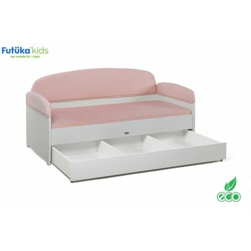 Диван кровать Urban Розовый кварц Белый С вместительным ящиком Без бортика Спальное место 160х80 17640₽