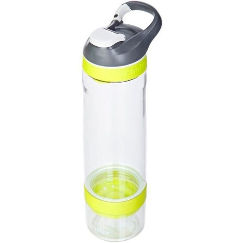 Бутылка Contigo Cortland Infuser 0.72л прозрачный/желтый пластик (2095015) аксессуар для велосипеда contigo gizmo flip розовый синий пластик 2116113 бутылка