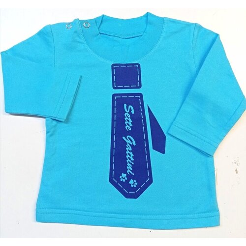 фото Толстовка папа мама, размер 22/68-74, синий