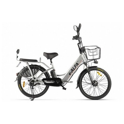 Электровелосипед Eltreco GREEN CITY e-ALFA new Велогибрид GREEN CITY e-ALFA new Серебристый 022301-2152 7850000₽
