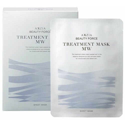 Увлажняющая маска для прозрачности кожи AXXZIA Beauty Force Treatment Mask MW