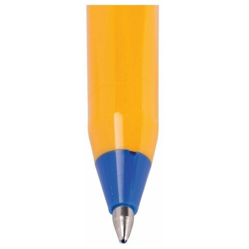 Ручка шариковая Schneider TOPS 505, узел 0.8 мм, оранжевый корпус, светостойкие чернила, синие, 50 шт.