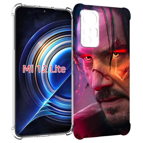 Чехол MyPads cyberpunk 2077 Джонни Сильверхенд для Xiaomi 12 Lite задняя-панель-накладка-бампер