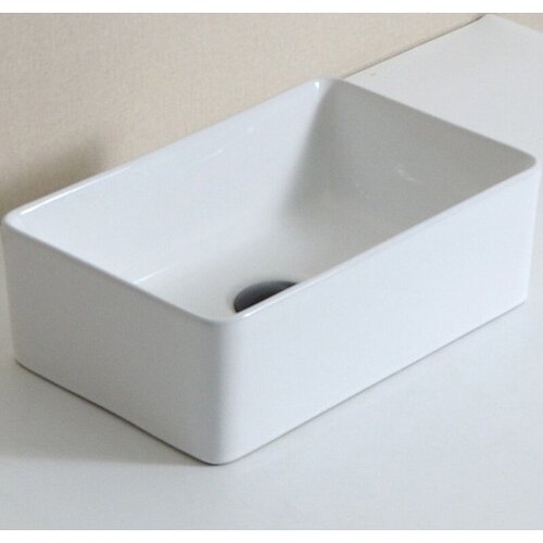 Раковина для ванной. Раковина накладная CeramaLux 6230 без перелива сифон сливной mcalpine сифон для раковины белый