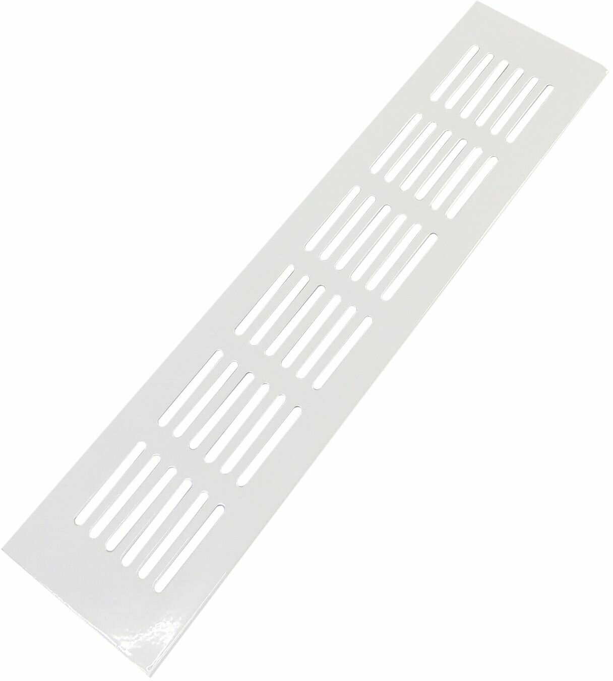 Лот 2 шт: Вентиляционная решетка 250 х 60 мм, алюминий, белая - фотография № 2